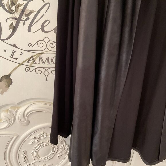 Vince Camuto Black Open Front Lightweight Cardigan Top, Size S - Picture 4 of 11